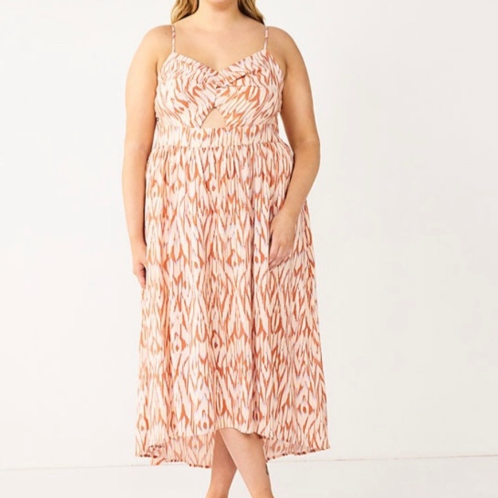 Nine West Hi-Lo Maxi Dress 2x